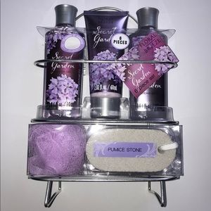 Floral breeze secret garden 6 piece bath